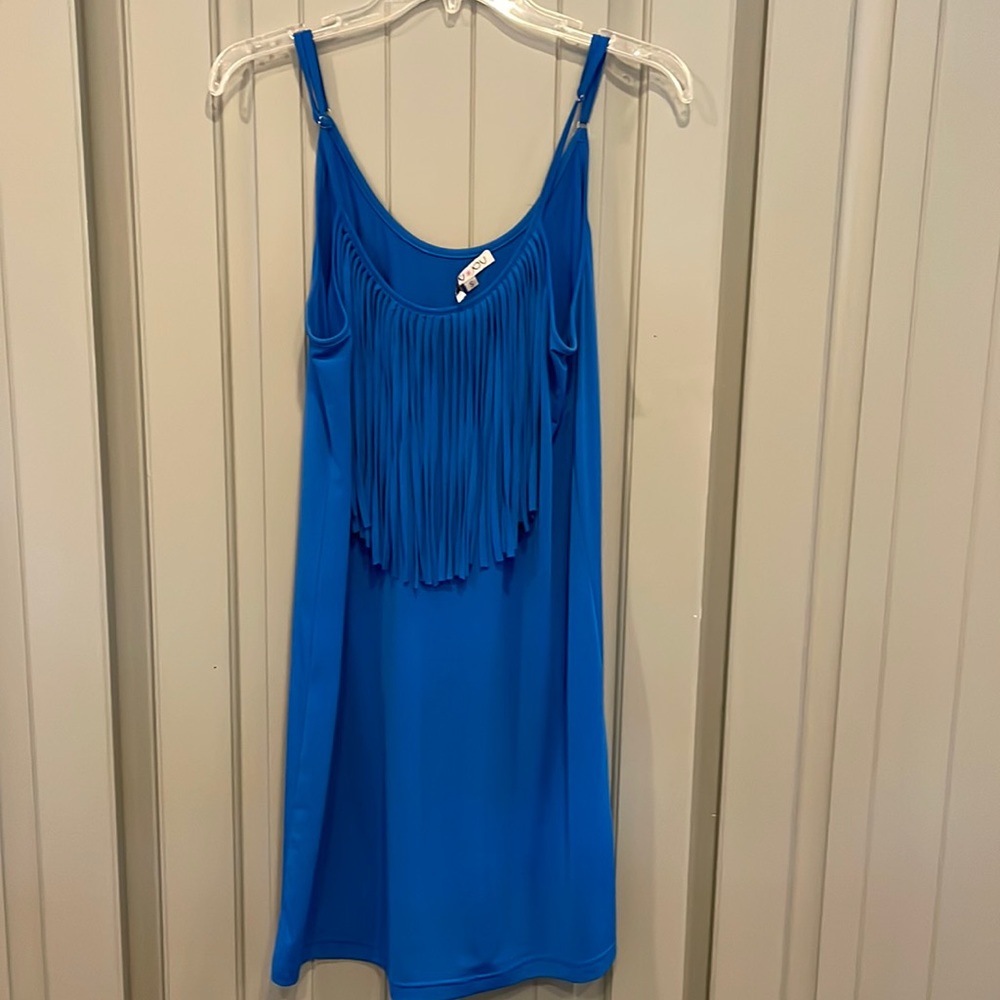 Rayon Blue Dress